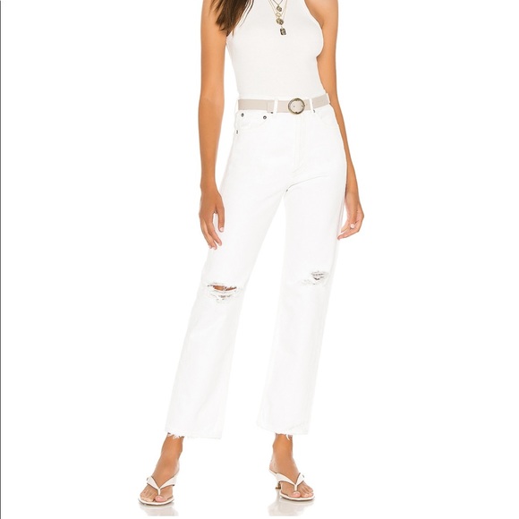 Agolde 90s Loose Fit in Enamel White Size 23 - Picture 6 of 11